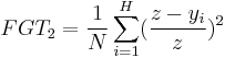 FGT_2=\frac {1} {N} \sum_{i=1}^H (\frac {z-y_i} {z})^2 