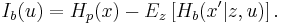 I_b(u) = H_p(x)-E_z \left[ H_b(x'|z,u) \right].