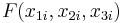 F(x_{1i}, x_{2i}, x_{3i})