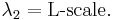 \lambda_2 = \text{L-scale}.