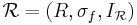 \mathcal R = (R, \sigma_f, I_{\mathcal R})