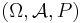 (\Omega,\mathcal{A},P)