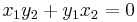 x_1y_2 %2B y_1x_2 = 0