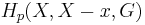  H_p(X,X-x, G)