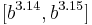 [b^{3.14},b^{3.15}]