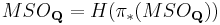 MSO_{\mathbf Q} = H(\pi_*(MSO_{\mathbf Q}))