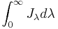 \int^\infin_0 J_\lambda d\lambda