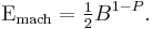 \Epsilon_\text{mach} = \tfrac{1}{2} B^{1-P}.