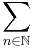 \sum_{n \in \mathbb{N}}