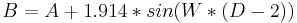 B=A%2B1.914*sin(W*(D-2))