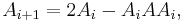  A_{i%2B1} = 2A_i - A_i A A_i, \, 