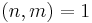 (n,m)=1