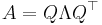 A = Q \Lambda Q^{\top}  