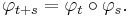 \varphi_{t%2Bs} = \varphi_t \circ \varphi_s.\,