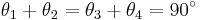 \theta_1%2B\theta_2=\theta_3%2B\theta_4=90^\circ\;