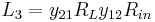  L_3 = y_{21} R_L y_{12} R_{in} \, 