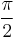 \frac\pi2\!