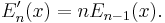 E_n'(x)=nE_{n-1}(x).\,