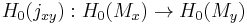 H_0(j_{xy})�: H_0(M_x) \rightarrow H_0(M_y)