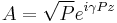 A = \sqrt{P}e^{i\gamma Pz}