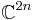 \mathbb{C}^{2n}