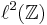 \ell^2(\mathbb{Z})