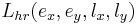 L_{hr}(e_{x},e_{y},l_{x},l_{y})