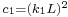 \scriptstyle c_1 = (k_1L)^2