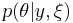 p(\theta | y, \xi)