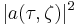 |a(\tau, \zeta)|^2