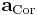 \mathbf{a_{\mathrm{Cor}}} 