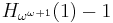 H_{\omega^{\omega %2B 1}}(1) - 1