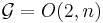 \mathcal{G}=O(2,n) 