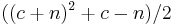  ((c%2Bn)^2%2Bc-n)/2