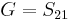 G = S_{21}\,