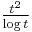 \tfrac{t^2}{\log t}