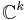 \mathbb{C}^k