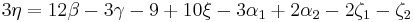 3\eta=12\beta-3\gamma-9%2B10\xi-3\alpha_1%2B2\alpha_2-2\zeta_1-\zeta_2