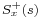 \scriptstyle S_x^{%2B}(s)