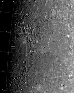 Caloris basin labeled.png