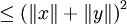 \le \left(\|x\| %2B \|y\|\right)^2