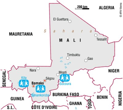 Mali map