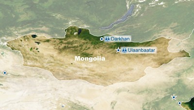 Mongolia map