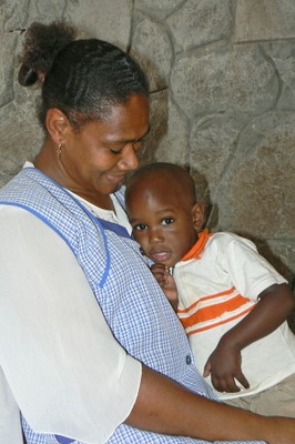 Mother and child, Cape Verde