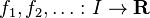 f_{1},f_{2},\dotsc \colon I\rightarrow {\mathbf  R}