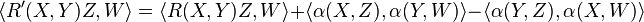 \langle R'(X,Y)Z,W\rangle =\langle R(X,Y)Z,W\rangle +\langle \alpha (X,Z),\alpha (Y,W)\rangle -\langle \alpha (Y,Z),\alpha (X,W)\rangle 