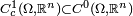 \scriptstyle C_{c}^{1}(\Omega ,{\mathbb  {R}}^{n})\subset C^{0}(\Omega ,{\mathbb  {R}}^{n})