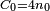 \scriptstyle C_{0}=4n_{0}\!