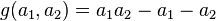 g(a_{1},a_{2})=a_{1}a_{2}-a_{1}-a_{2}