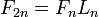 F_{{2n}}=F_{n}L_{n}\,